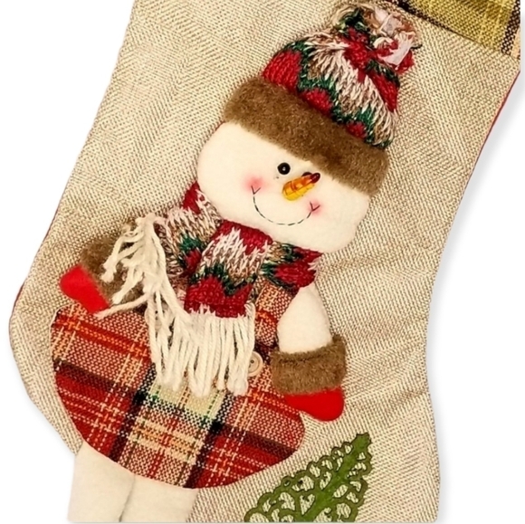Plush 3D Christmas Stockings Set of 3 - Picture 10 of 10